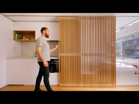 Video: Apartemen Kecil Menampilkan Solusi Desain Pintar di Gothenburg