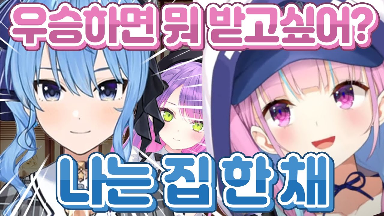 야고의 지갑이 울고있어요 [ 홀로라이브 미나토 아쿠아 / 호시마치 스이세이 / 토코야미 토와 ]