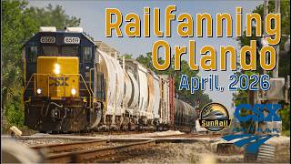 Railfanning Freights in Orlando, FL - April 2026