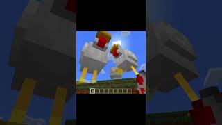 Too Many Chickens #minecraft#funny #minecraftshorts