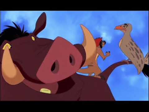 The Lion King 2: Simba's Pride - The Hunting Lesson Scene (DVD Capture)