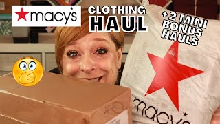 MACY’S PLUS SIZE CLOTHING HAUL + 2 BONUS MINI HAULS!