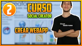 Chapter 2 - How to create a WebApp in Social Creator? | StevenApps screenshot 5