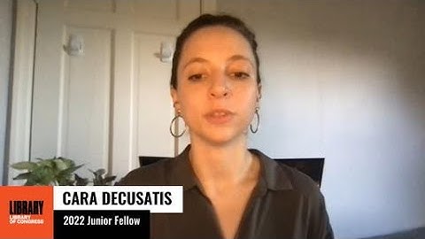 Cara DeCusatis: 2022 Junior Fellows Program Display Day