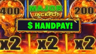 MAJOR JACKPOT + MASSIVE LINE HITS = HANDPAY! on Tiki Torch Lighting Link | Hard Rock Hollywood