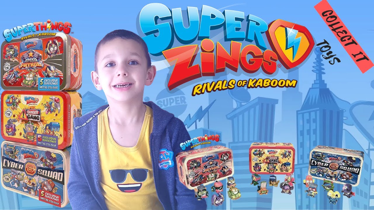 SuperZings Collector Tins Unboxing / 15 Exclusive Metal Colour SuperZings