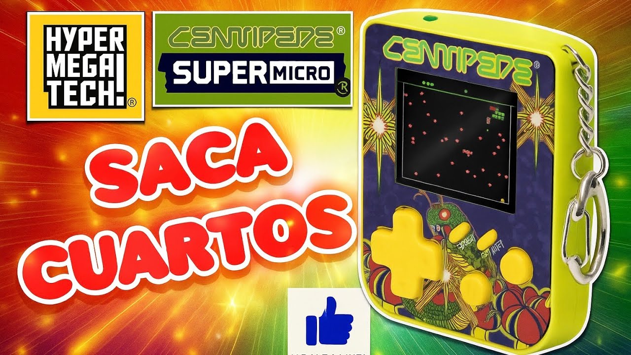 HYPER MEGA TECH! CENTIPEDE SUPER MICRO "SACA CUARTOS", Unboxing y Review