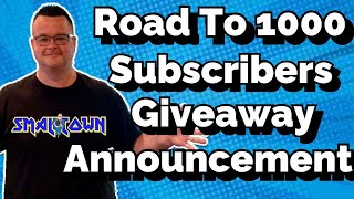 Road To 1000 Subscribers Giveaway Announcement | #GrowTogether