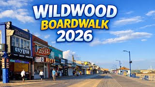 Wildwood Boardwalk 2026 | Peaceful Early‑Season Walk in 4K
