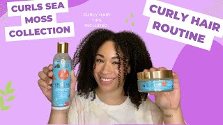 Curly Hair Routine | Curls Sea Moss