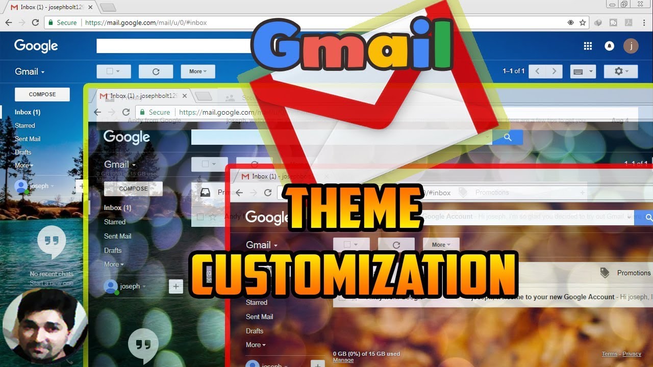 How to change gmail background picture on pc ӏ How to Change Your Gmail Theme Background Image