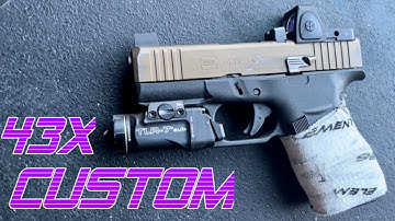 Glock 43x CUSTOM build (RMRCC, TLR7 Sub + more)
