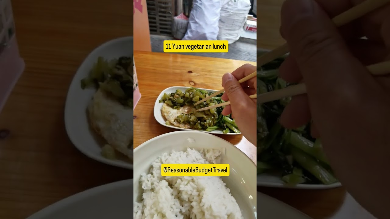 USD$1.61 Lunch in China?! 🇨🇳 11元 for THIS?! #lunch #china #chinatravel  #food #travel