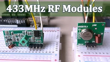 433MHz RF Transmitter and Receiver Modules with Arduino.