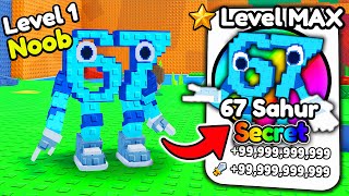 Unlocking MAX LEVEL 67 SECRET in Brainrot +1 Power!