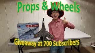 Official Rules - Props & Wheels Giveaway at 700 Subscribers