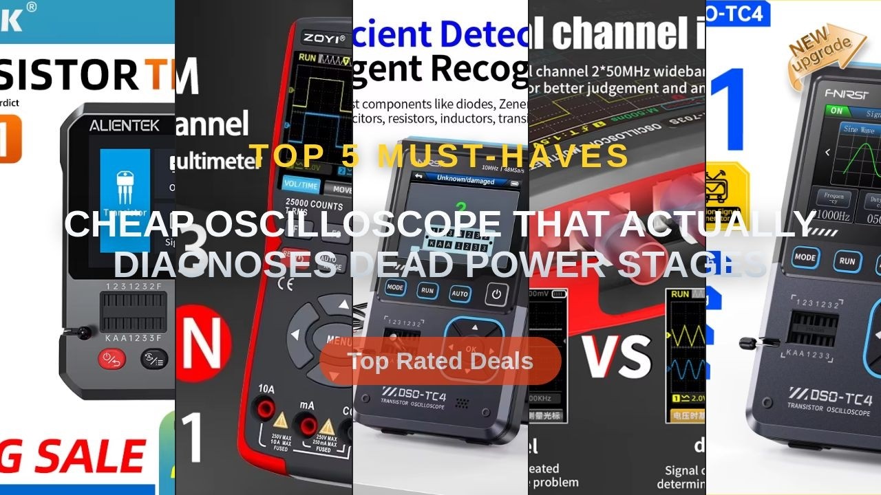 Cheap Oscilloscope That Actually Diagnoses Dead Power Stages - YouTube