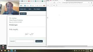 Mixed Power Problems Delta Math