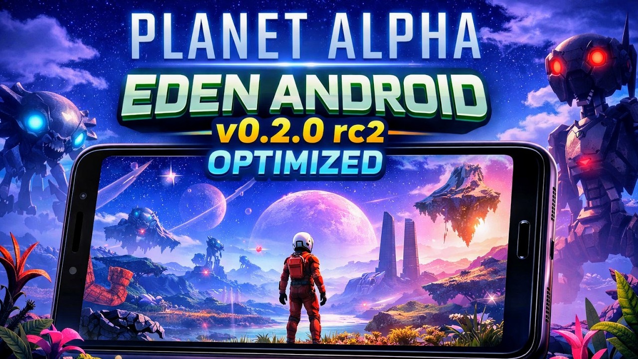Eden Android v0.2.0 rc2 Optimized Teste PLANET ALPHA 1.1.0.0 - YouTube