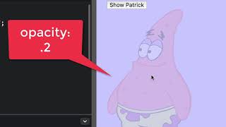 csc103-JS-showHidePatrick