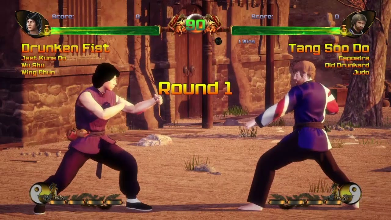 Jackie Chan vs Chuck Norris.