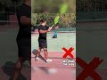 Forehand Technique: Using The Legs vs Not Using The Leg