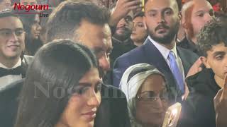 بالدموع ..ماجد المصري ينهار في حفل زفاف ابنته