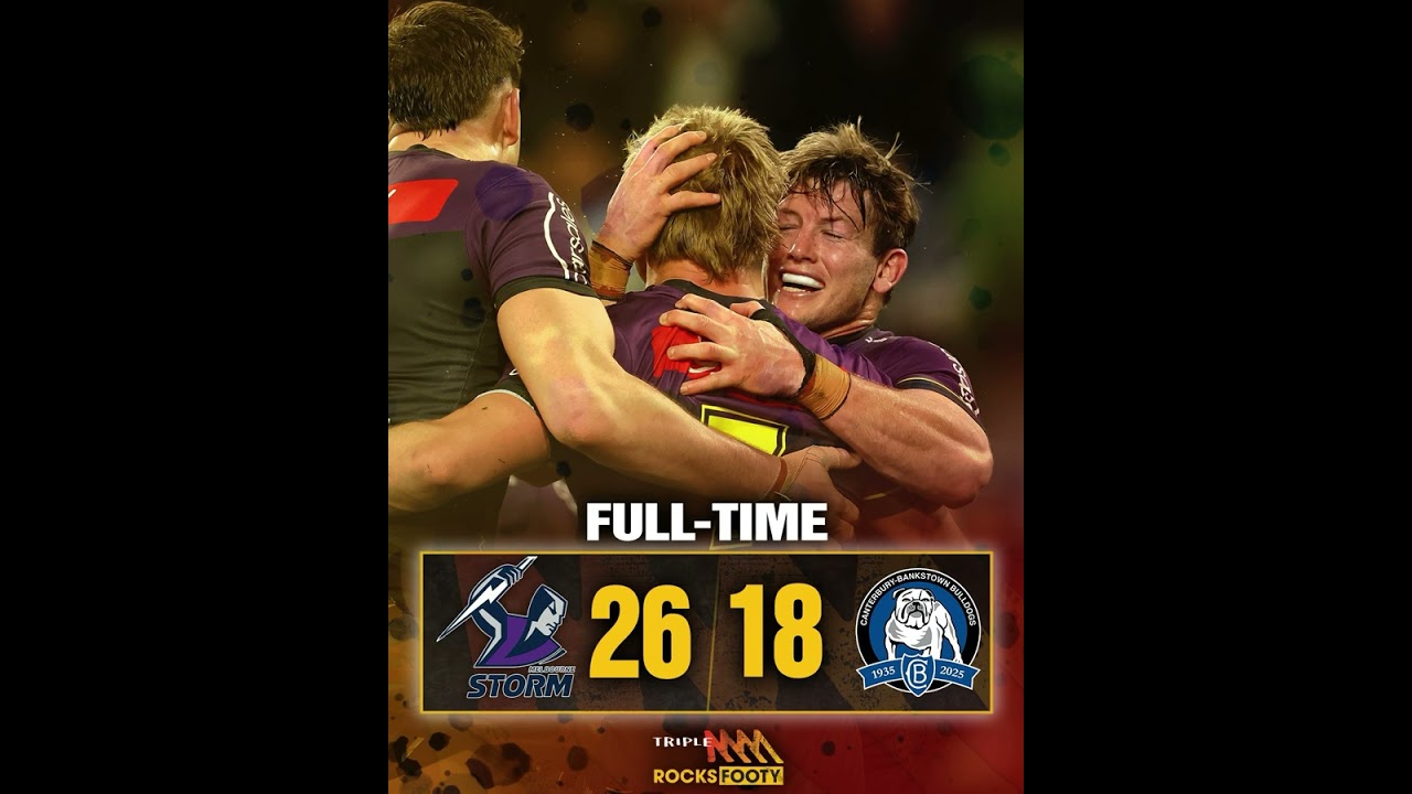Triple M NRL 2025: Finals Week 1 - Melbourne Storm VS Canterbury Bankstown Bulldogs