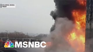 Fiery Blast At Russian Oil Depot