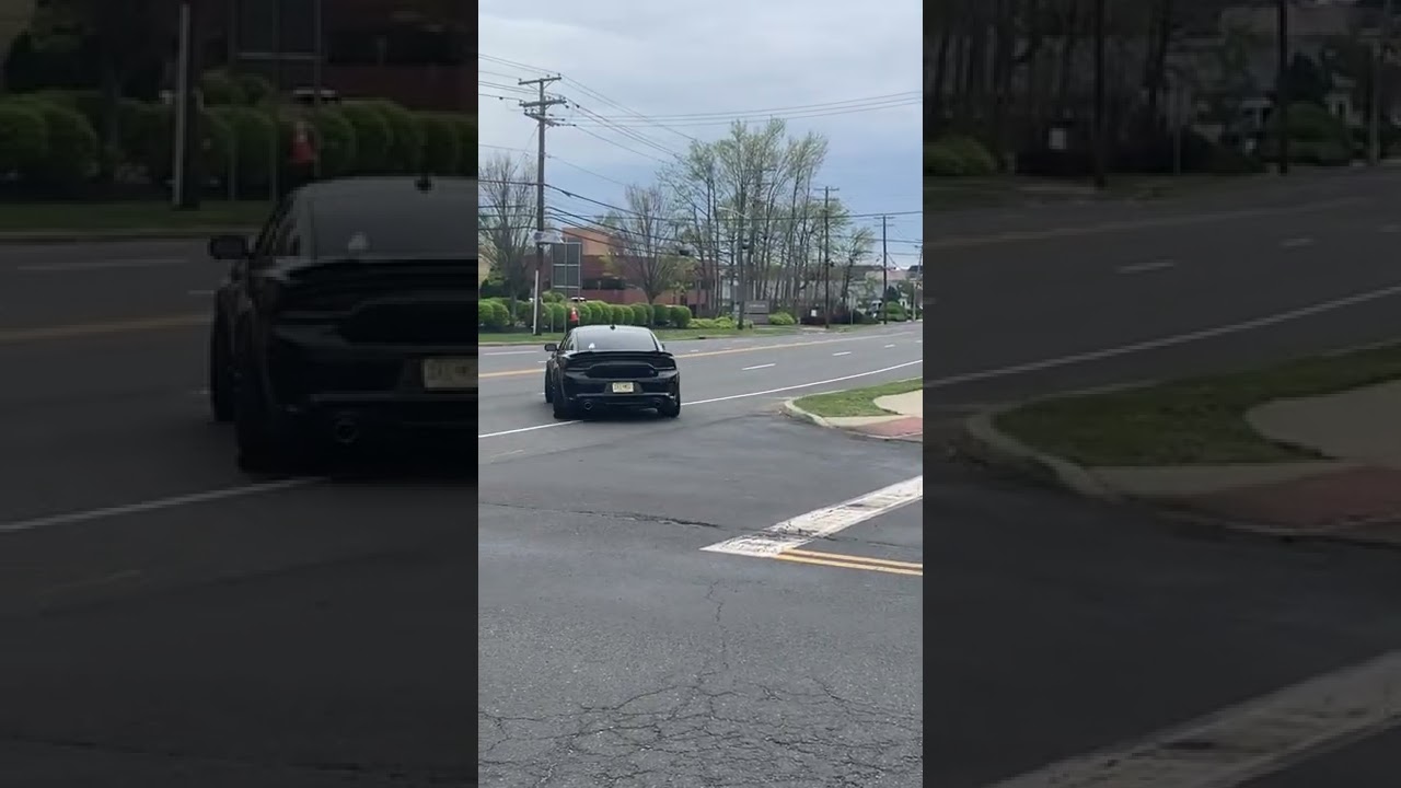 2022 Dodge Charger Widebody Scatpack Leaving Car Meet