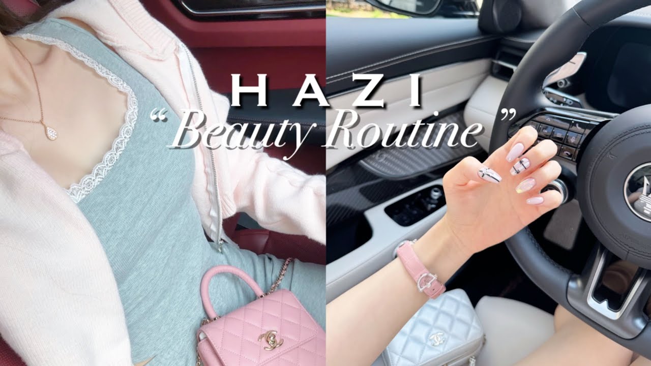 eng) 출국 48시간 전✈️ 뷰티데이 모음🎀🍵 LED 연장, 네일, 피부 관리🫧