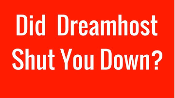 Dreamhost shut down my website because of malware infection