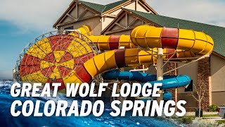 Colorado's LARGEST Indoor Water Park: Great Wolf Lodge CO Springs | All Slides