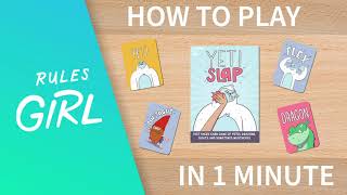 How to Play Yeti Slap! in 1 Minute - Rules Girl 