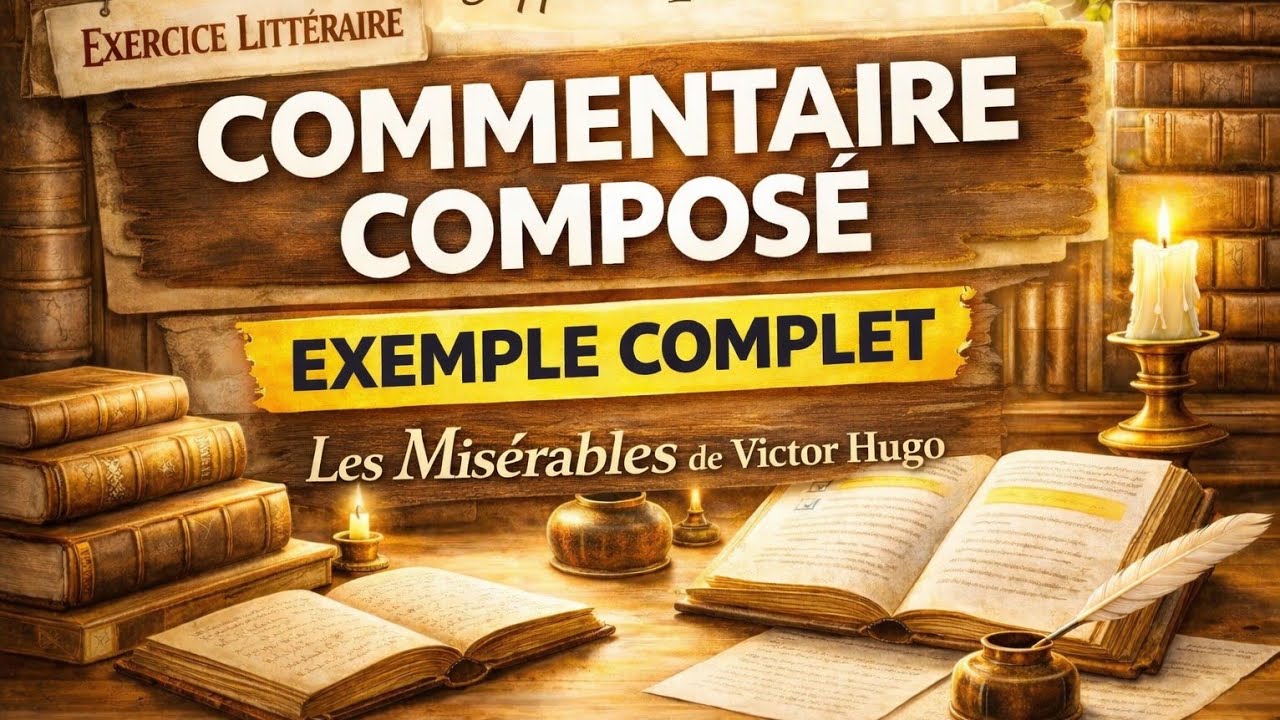 Exercice littéraire : commentaire composé (S2, S3, S4) – Analyse et rédaction.