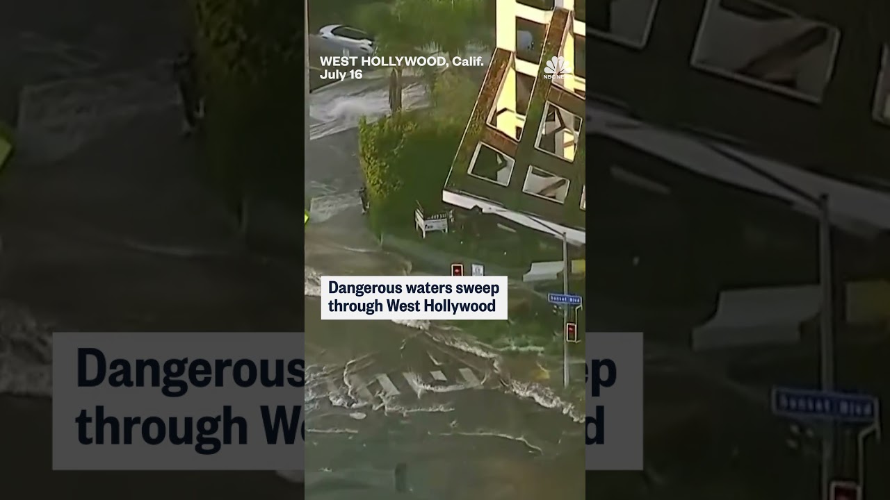 Dangerous waters sweep through West Hollywood