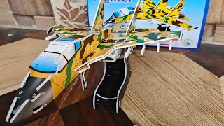 Fighter Jet|3D Puzzle|toys|Kids#diy#crafts|super puzzle#puzzle#games|Lx-A-013|paper aeroplane screenshot 4