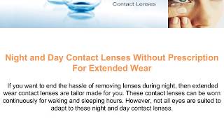 Buy Extended Wear Contact Lenses Online