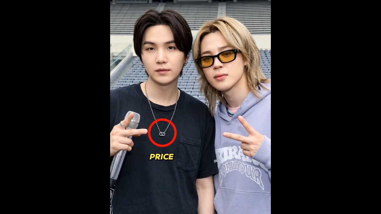 BTS Suga $560 VALENTINO Metal Necklace 😱 BTS Fashion Breakdown