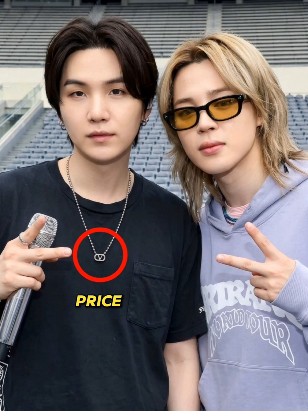 BTS Suga $560 VALENTINO Metal Necklace 😱 BTS Fashion Breakdown