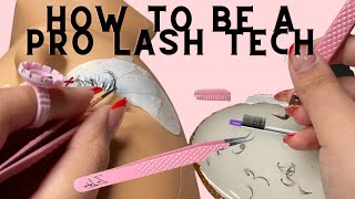 HOW TO FAN ON THE SPOT ❗️| How to fan as you lash, Fan making 🧚🏽‍♀️ | Zee Lashes💕