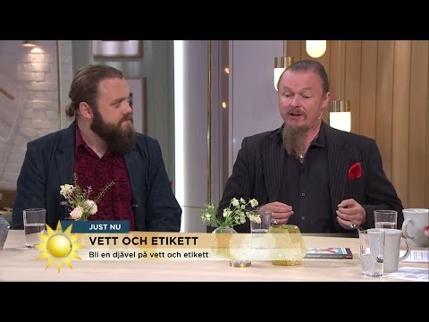 Vett och etikett: "Etikettregler kan lätt bli en härskarteknik" - Nyhetsmorgon (TV4)