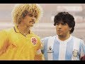 VALDERRAMA VS MARADONA (1987) // COLÔMBIA X ARGENTINA