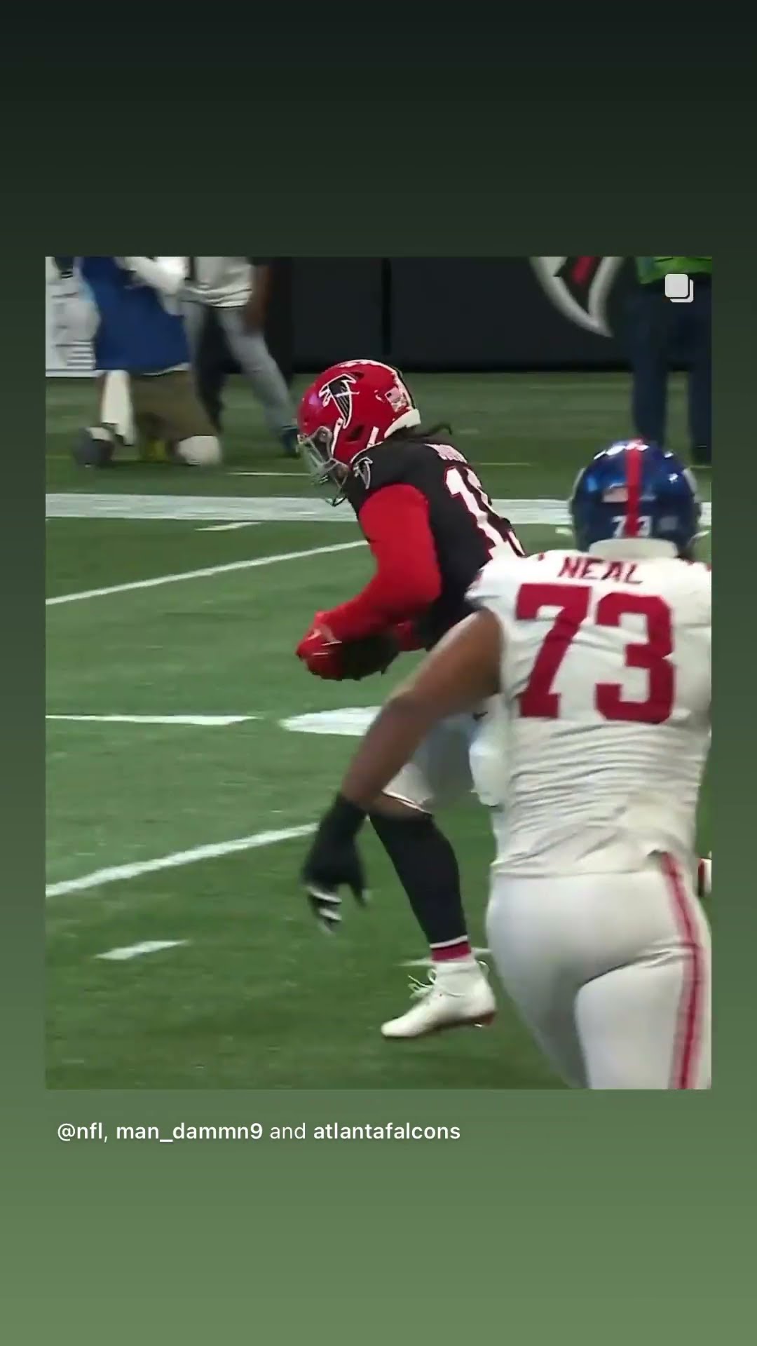 It was tipped #hoodnews #atlantafalcons #newyorkgiants #matthewjudon #drewlock #omg #how #wow #wtf