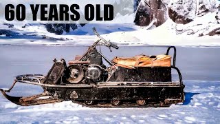 1968 SnoTric  Restoration Old Snowmobile   Full Process