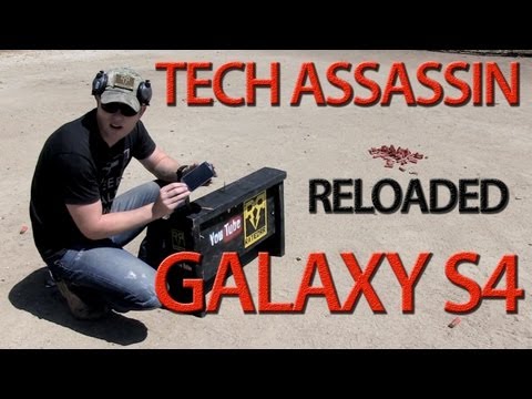 Samsung Galaxy S4 vs M82 Rifle - Tech Assassin Reloaded