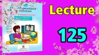 pour communiquer en français 5ème année du primaire page 125 | lecture