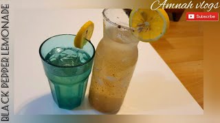 BLACK PEPPER LEMONADE SODA | SAY NO TO ARTIFICIAL DRINKS | MAKE FRESH AT HOME | AMNAH VLOGS | screenshot 2