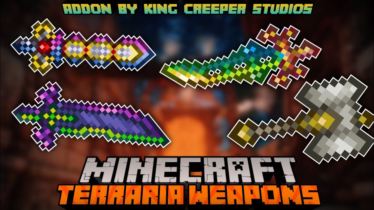 Minecraft: Pocket Edition Terraria Sword Mod, Minecraft