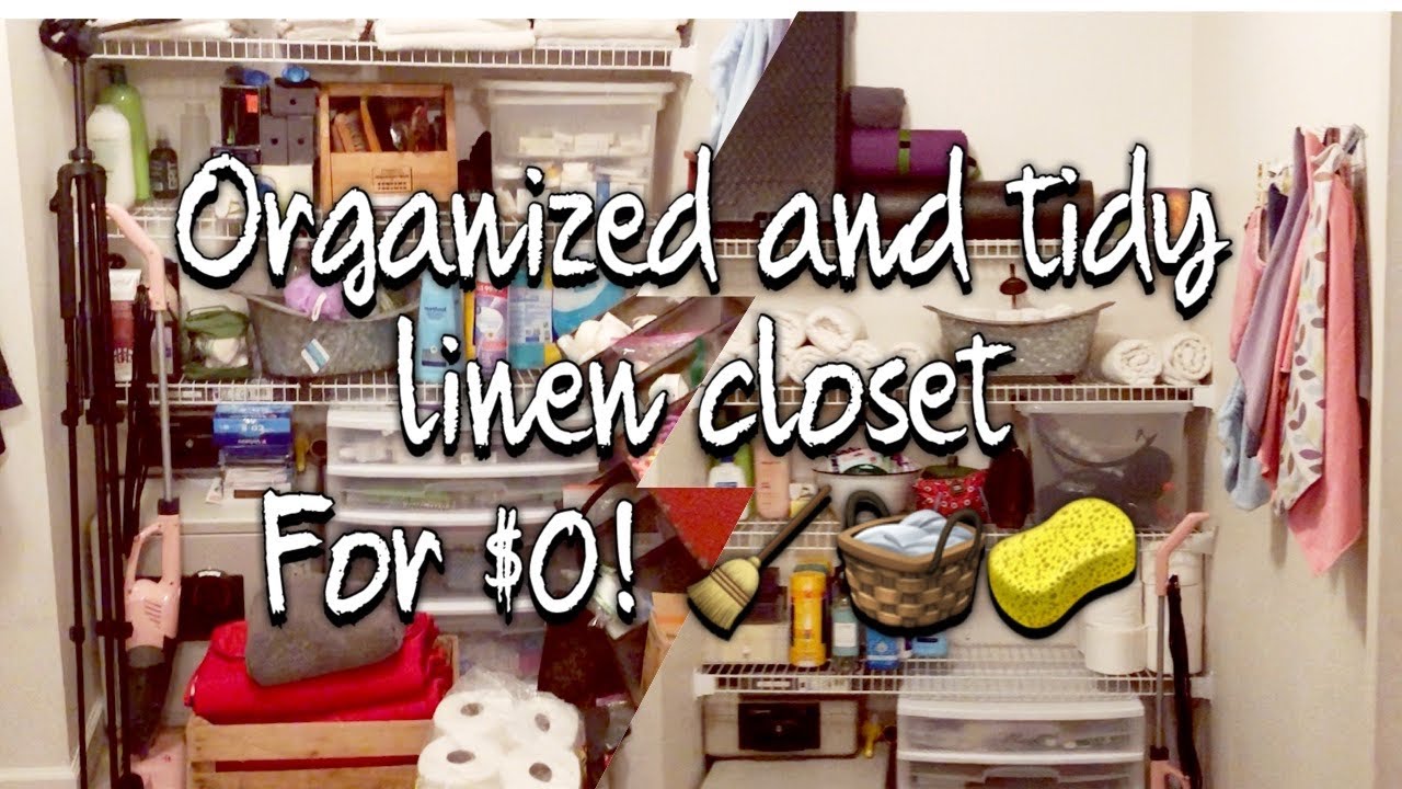 HOW TO ORGANIZE AND DECLUTTER A LINEN CLOSET ~ GET RID OF WHAT YOU DON ...